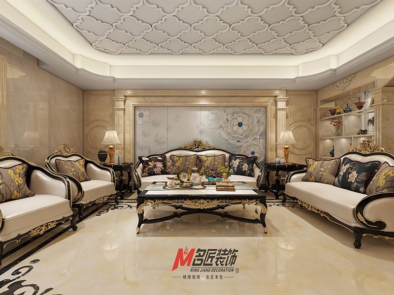 揭陽(yáng)市鳳凰新城歐式風(fēng)格三居室裝修案例